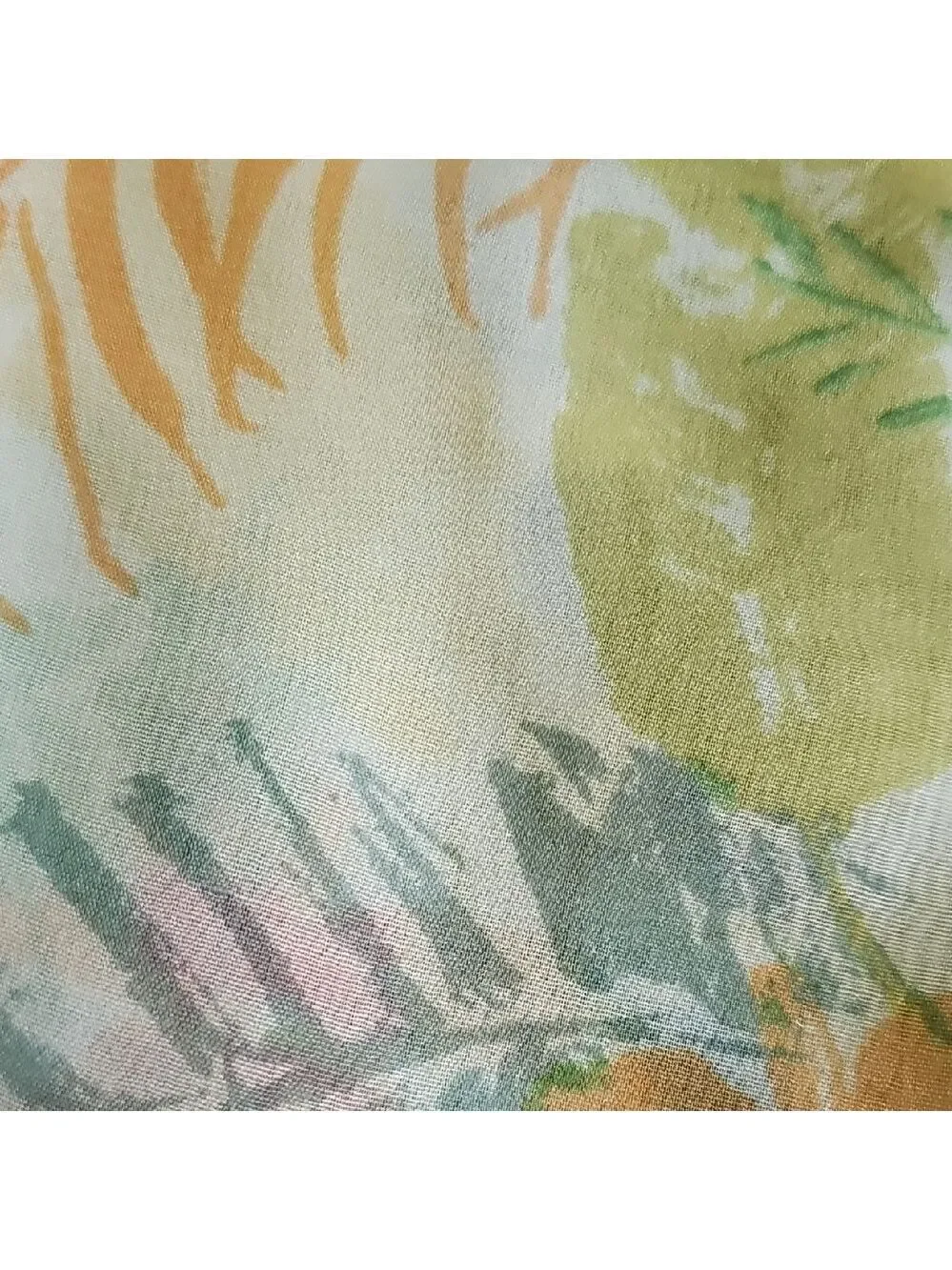 Beachlunchlounge Blue and Green Tropical Cover-Up
